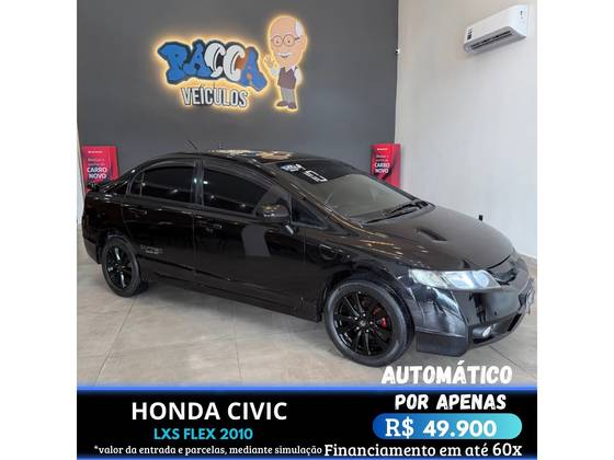 HONDA CIVIC 1.8 LXS 16V FLEX 4P AUTOMÁTICO HONDA CIVIC 1.8 LXS 16V FLEX 4P AUTOMÁTICO